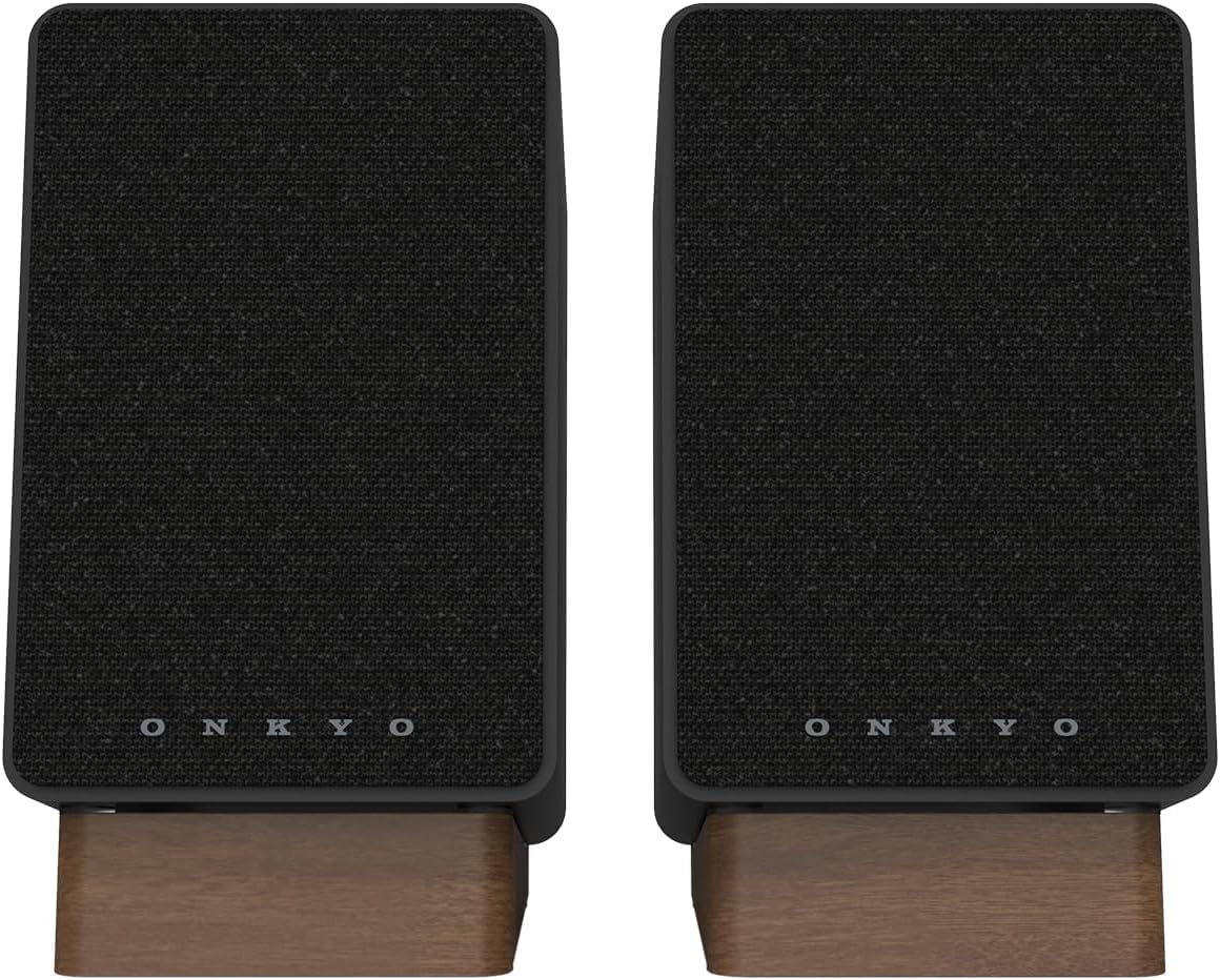 Onkyo Creator Series GX-30ARC Aktivlautsprecher, schwarz – 4" Tieftöner, HDMI ARC, USB/C, Line/Phono, optische Anschlüsse, Bluetooth 5.3 Audio-Konnektivität