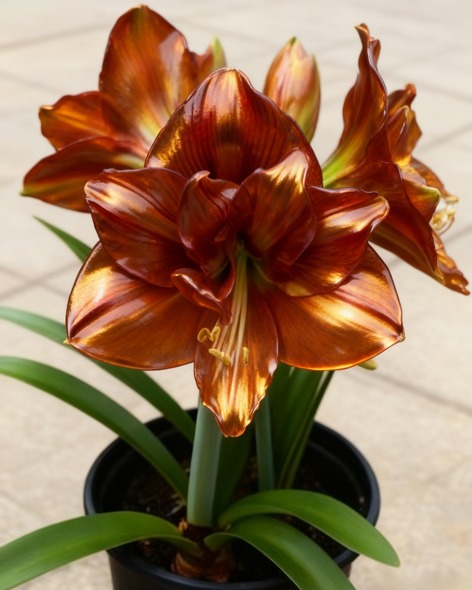 Amaryllis Flower Collection – Vibrant Large Blooms, Easy to Grow, Perfect for Garden Displays, Pots & Indoor Decoration.Hardy Perennial, Excellent Display-1bulbs-Z