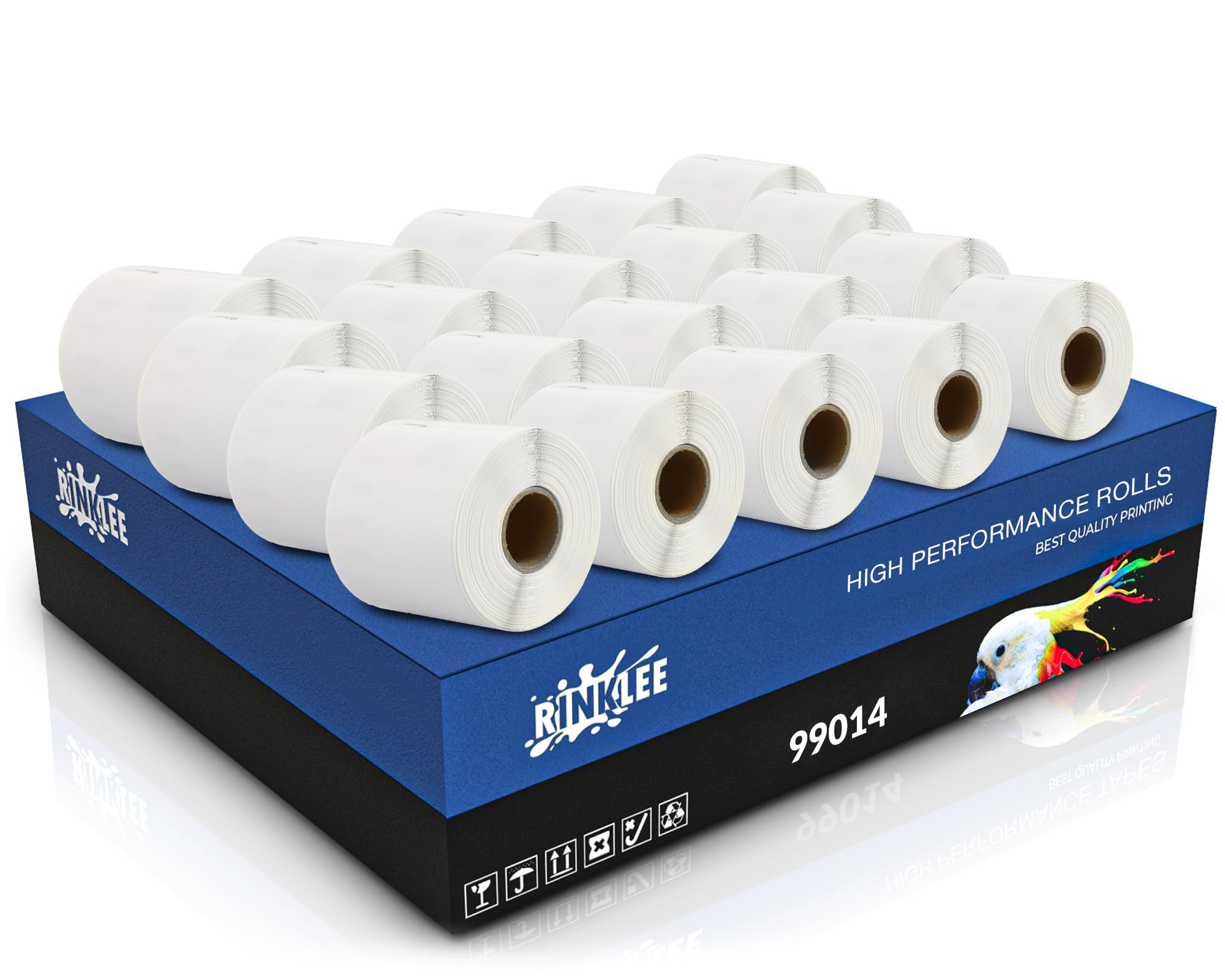 5 Rouleaux D’Étiquettes Thermiques 50x25 Mm – Compatibles Zebra, 1000 Étiquettes Par Rouleau