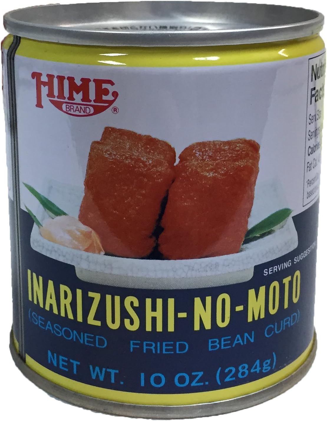 Hime Inarizushi-No-Moto Seasoned Fried Bean Curd Canned 10 oz (4 Can)