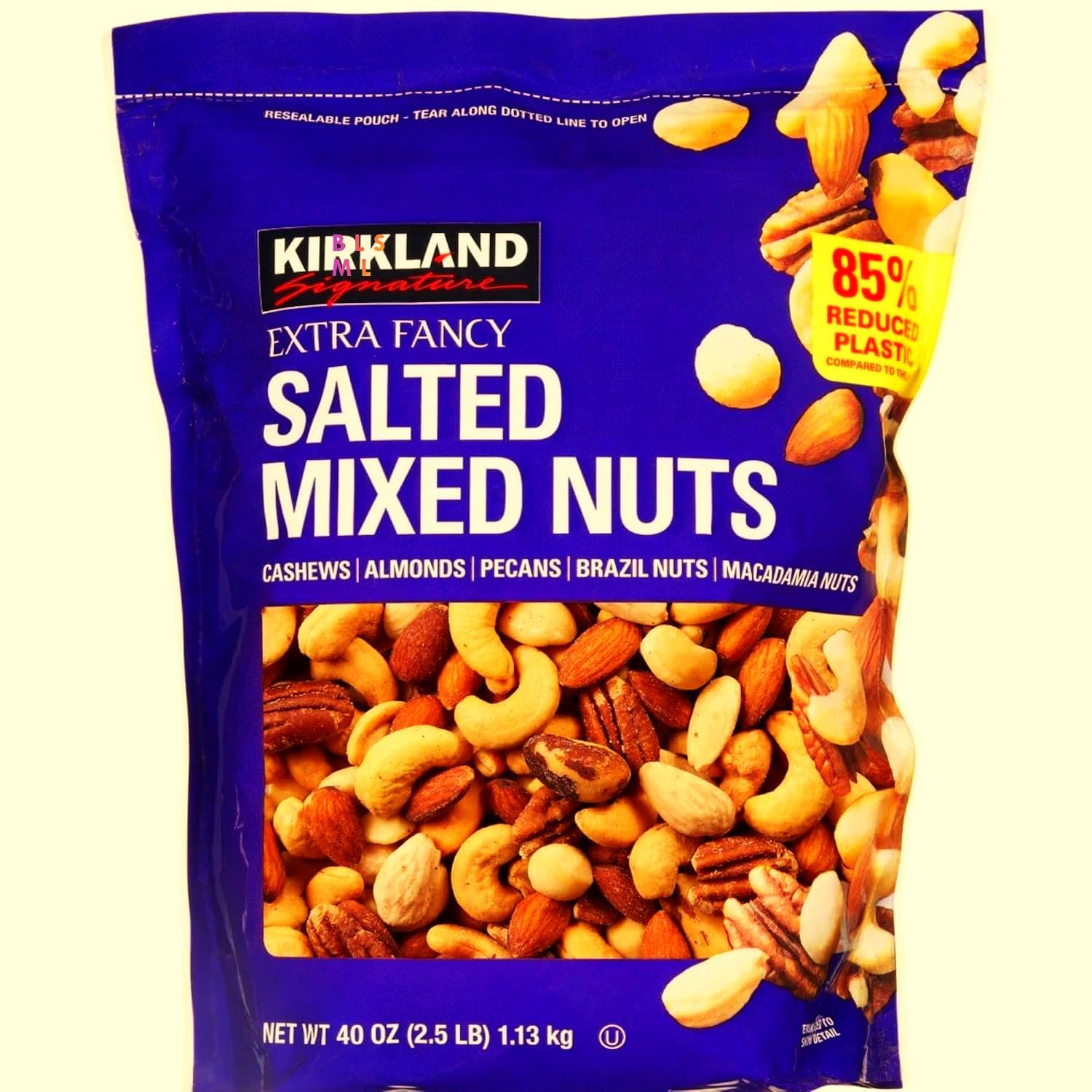 Extra Fancy Mixed Nuts salted, 2.5lb A Mix of Cashews