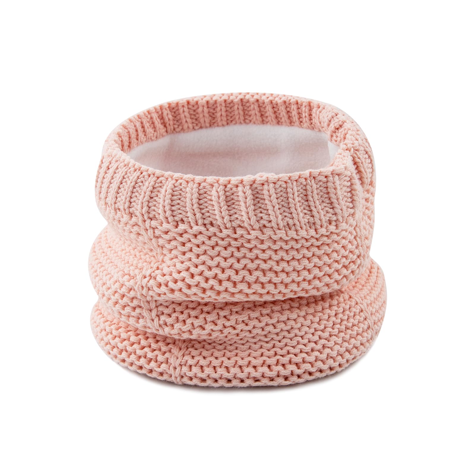 XIAOHAWANG - Pañuelo de invierno para bebé de punto grueso para niños y niñas