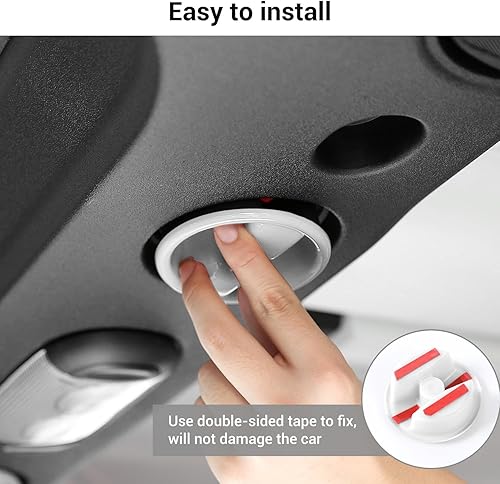 Miniatura 6 de Hoolcar Cubierta de tornillo de montaje en panel duro de techo rígido, accesorios interiores compatibles con Jeep Wrangler JK JKU 2007-2017, blanco,