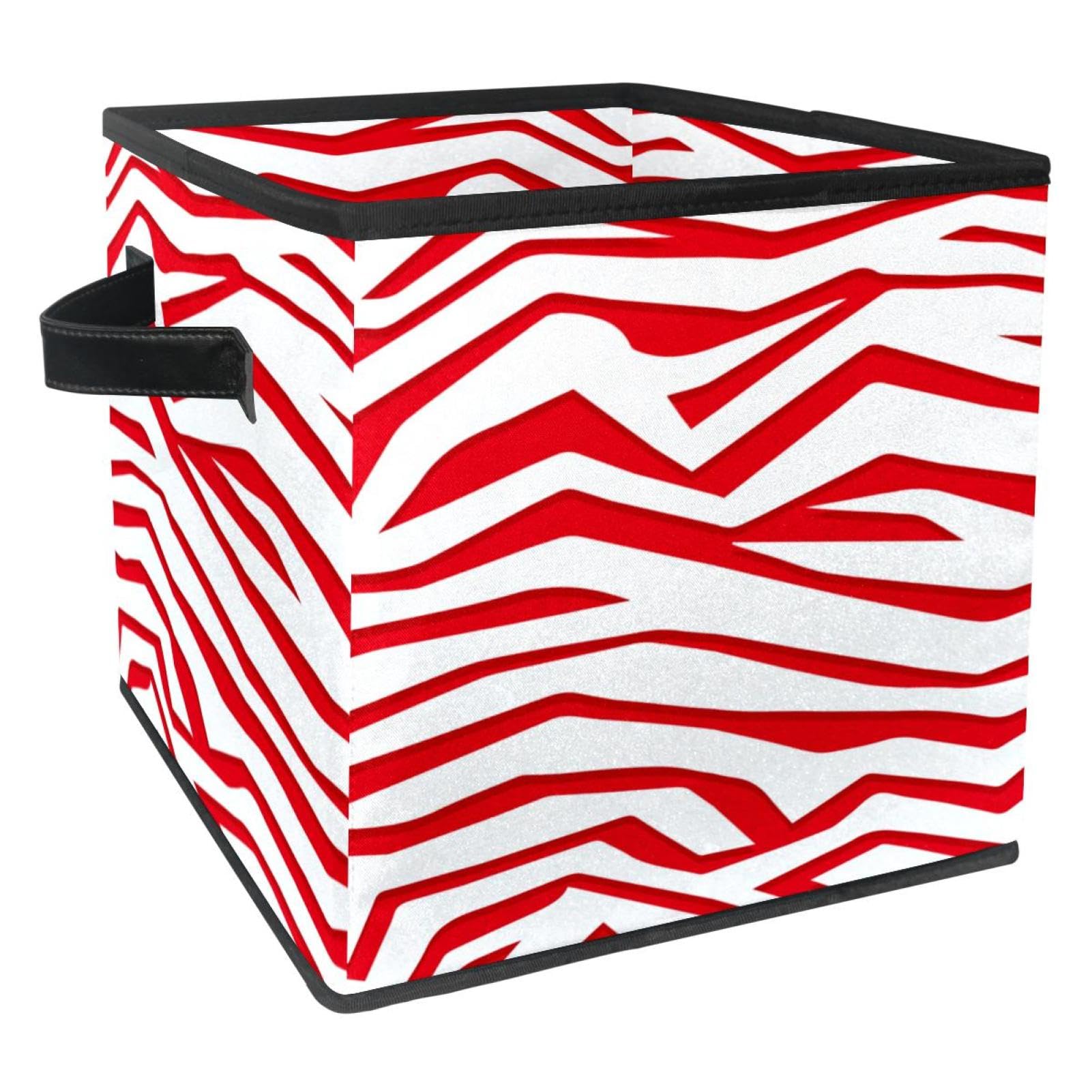 Boîte de rangement en tissu pliable avec poignées pour placard