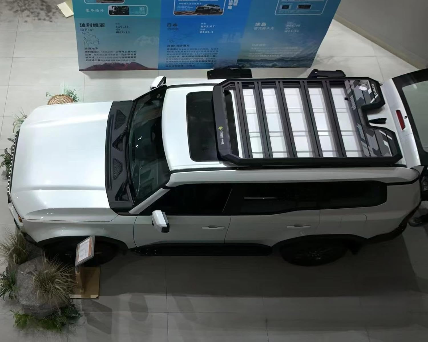 Roof Expansion Platform Car Luggage Carrier Fit for Toyota Land Cruiser Prado 2024