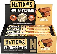 Barra de Frutas Manga c/Proteina 50g Display 12und NATIKOS