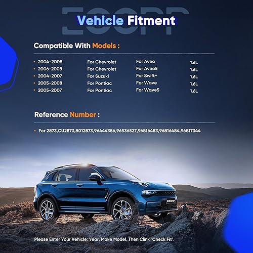 Miniatura 2 de ECCPP 2873 Radiador para Chevrolet 2004-2008 para Chevrolet para Aveo 1.6L 2006-2008 para Chevrolet para Aveo5 1.6L 2007-2008 para Pontiac para G3