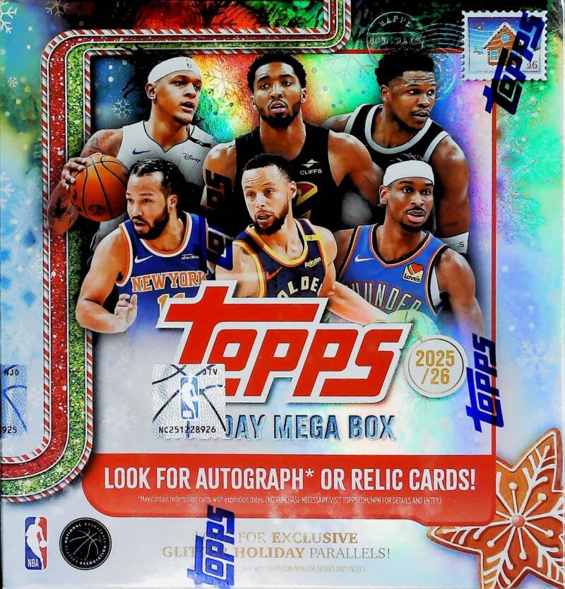 Amazon.com: Topps 2025-26 Flagship Holiday Basketball Factory