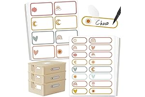 240 PCS Name Labels for Kids - Self-Laminating and Waterproof