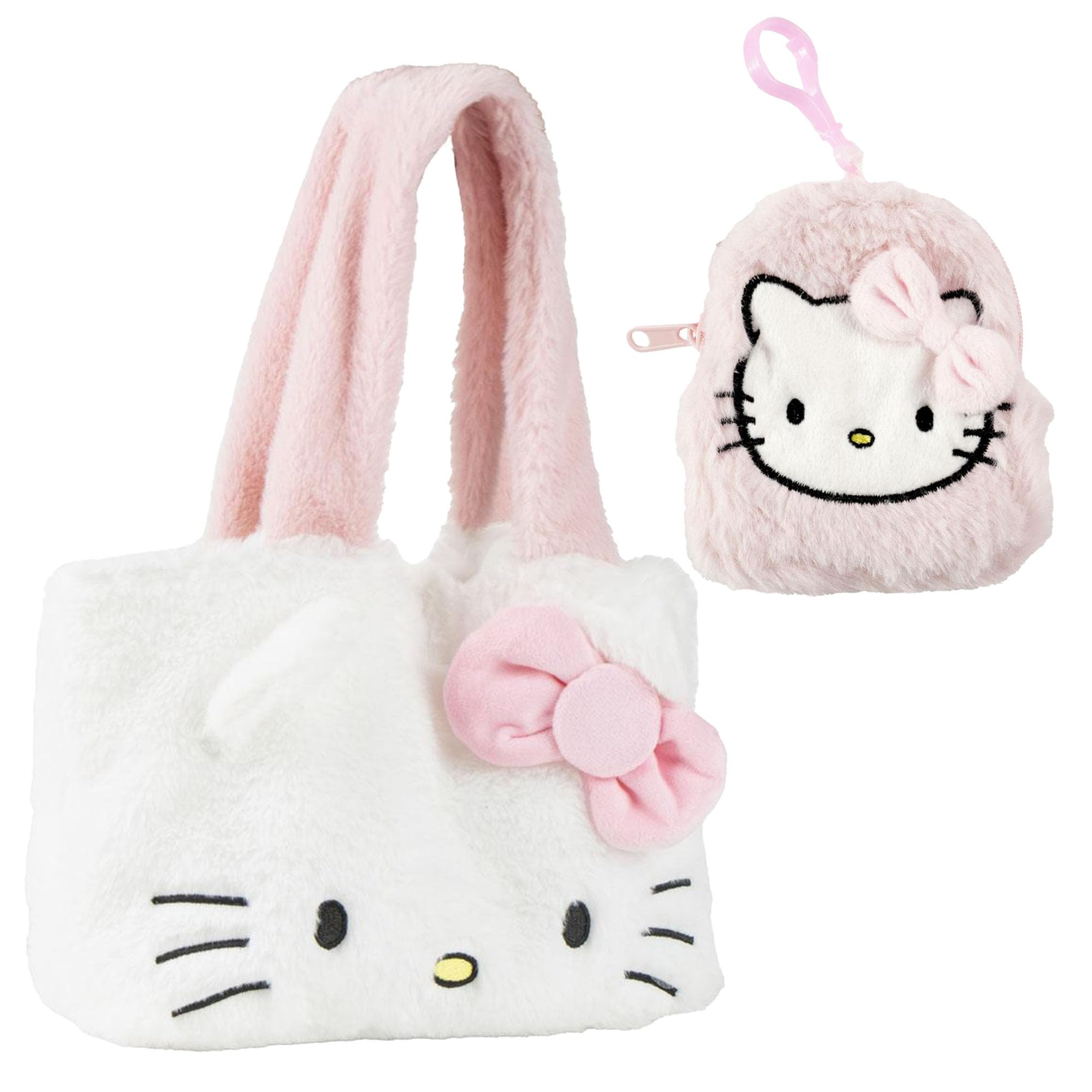 CERDÁ LIFE'S LITTLE MOMENTS Set Borsa Shopping e Portamonete Peluche Hello Kitty - Accessori perfetti per Fan della Gattina
