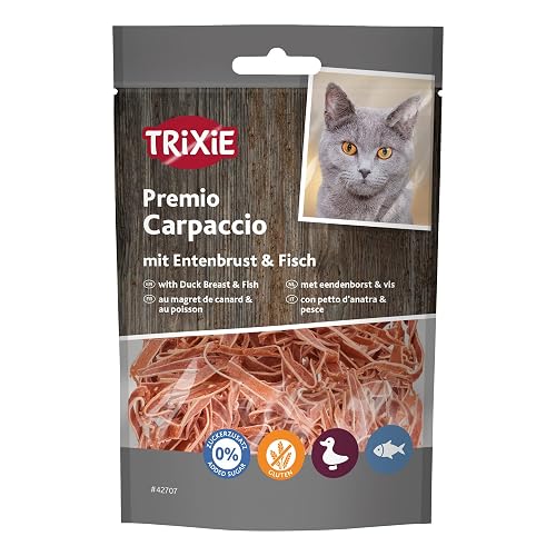 TRIXIE Snack PREMIO Carpaccio con Pato y Pescado, 20 g, Gato