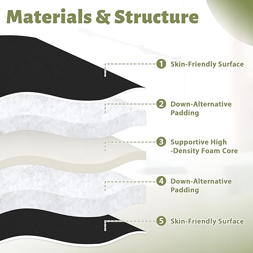 Miniatura 4 de Futón de colchón japonés para piso, tapete plegable de tatami de 4 pulgadas de grosor con 2 fundas de almohada, cama de suelo tamaño individual para