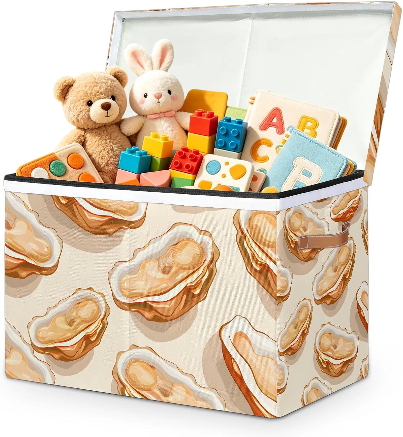 Oyster Large Toy Storage Box with Lid