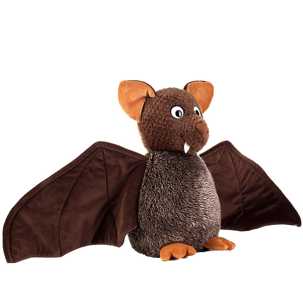 Schaffer 5303 - Plüsch Fledermaus Dragomir - Kuscheltier - Größe (XL) 39 cm | Extra weich - Waschbar bei 30 °C - DIN EN 71 geprüft - Ab Geburt geeignet - Hochwertige Verarbeitung
