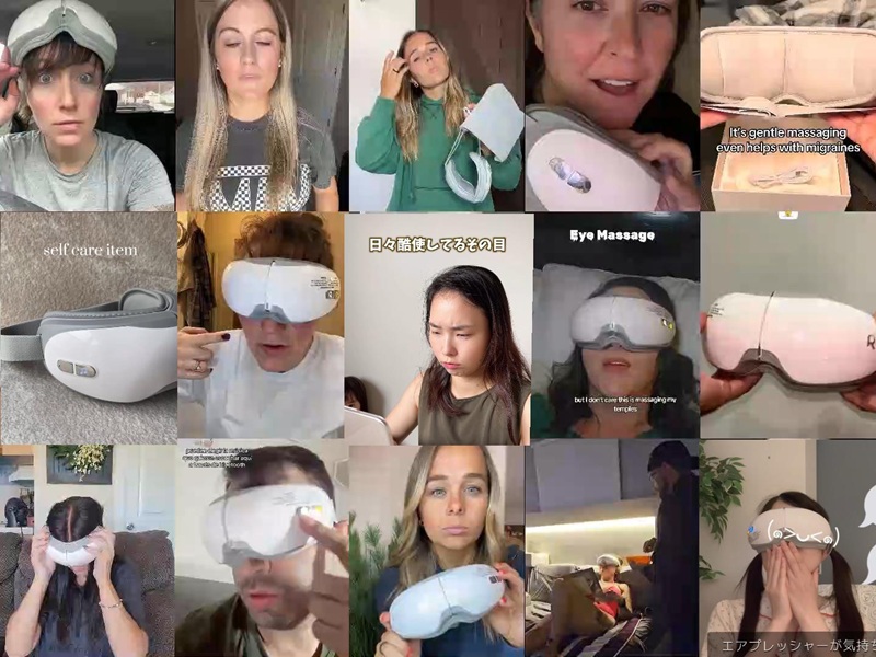 Amazon | Pursay ホットアイマスク 充電式 アイウォーマー【全機能