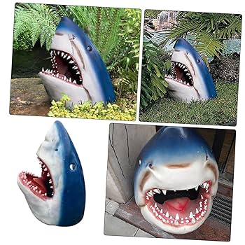 Amazon.co.jp: CIMAXIC 本物そっくりのサメのモデル 魚の置物