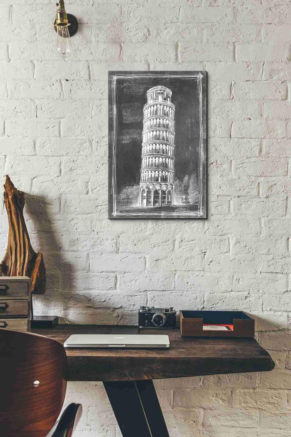 Epic Graffiti 'European Icon Blueprint II' by Ethan Harper Canvas Wall Art, 12"x18"