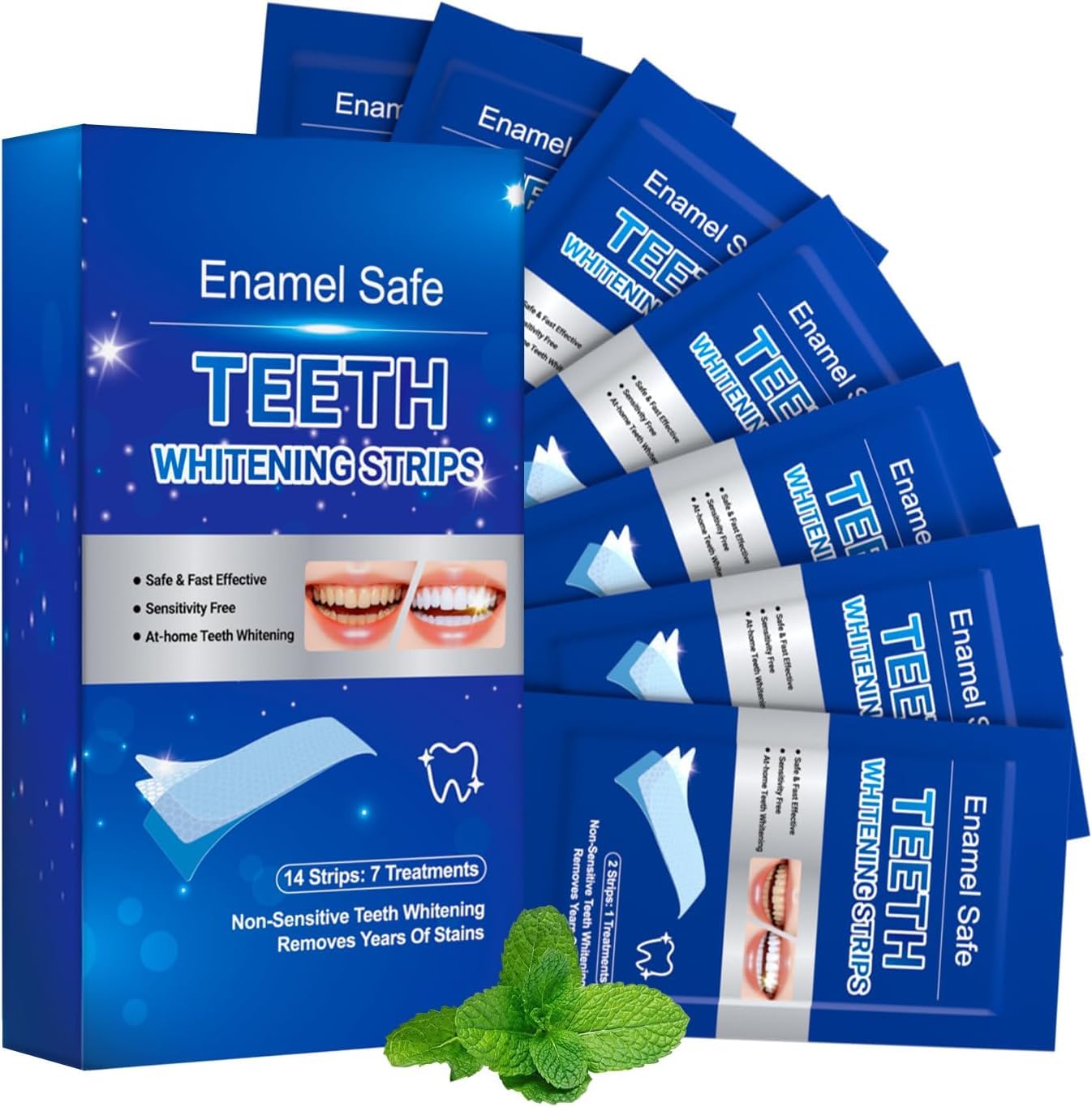 Teeth Whitening Strips Professional Effects Plus Tooth Whitening Strips Safe Formulas Stain Removal Deep Cleanse 7 Treatments Suitable