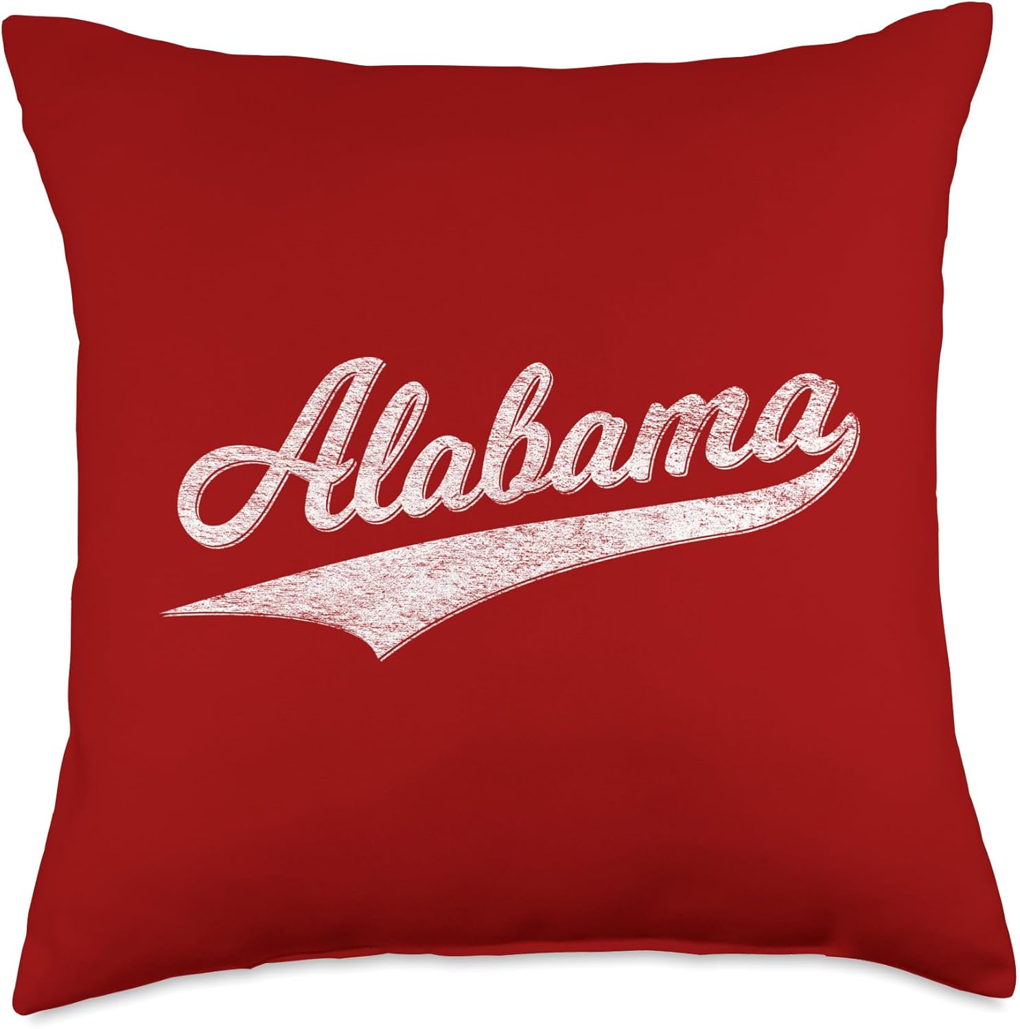 ALABAMA VARSITY SCRIPT CLASSIC SPORTS JERSEY STYLE Throw Pillow