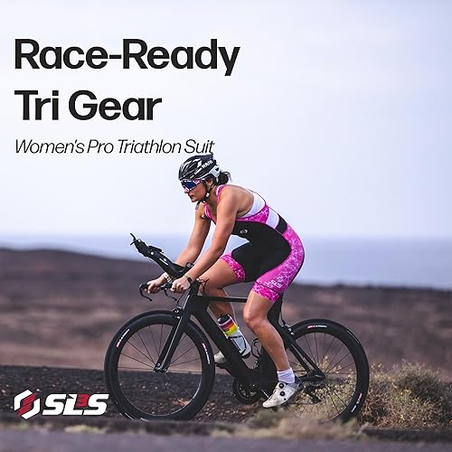 Miniatura 4 de SLS3 Trajes de triatlón para mujer - Traje de triatlón de una pieza para mujer - Traje de triatlón profesional para mujer - Trisuit premium,