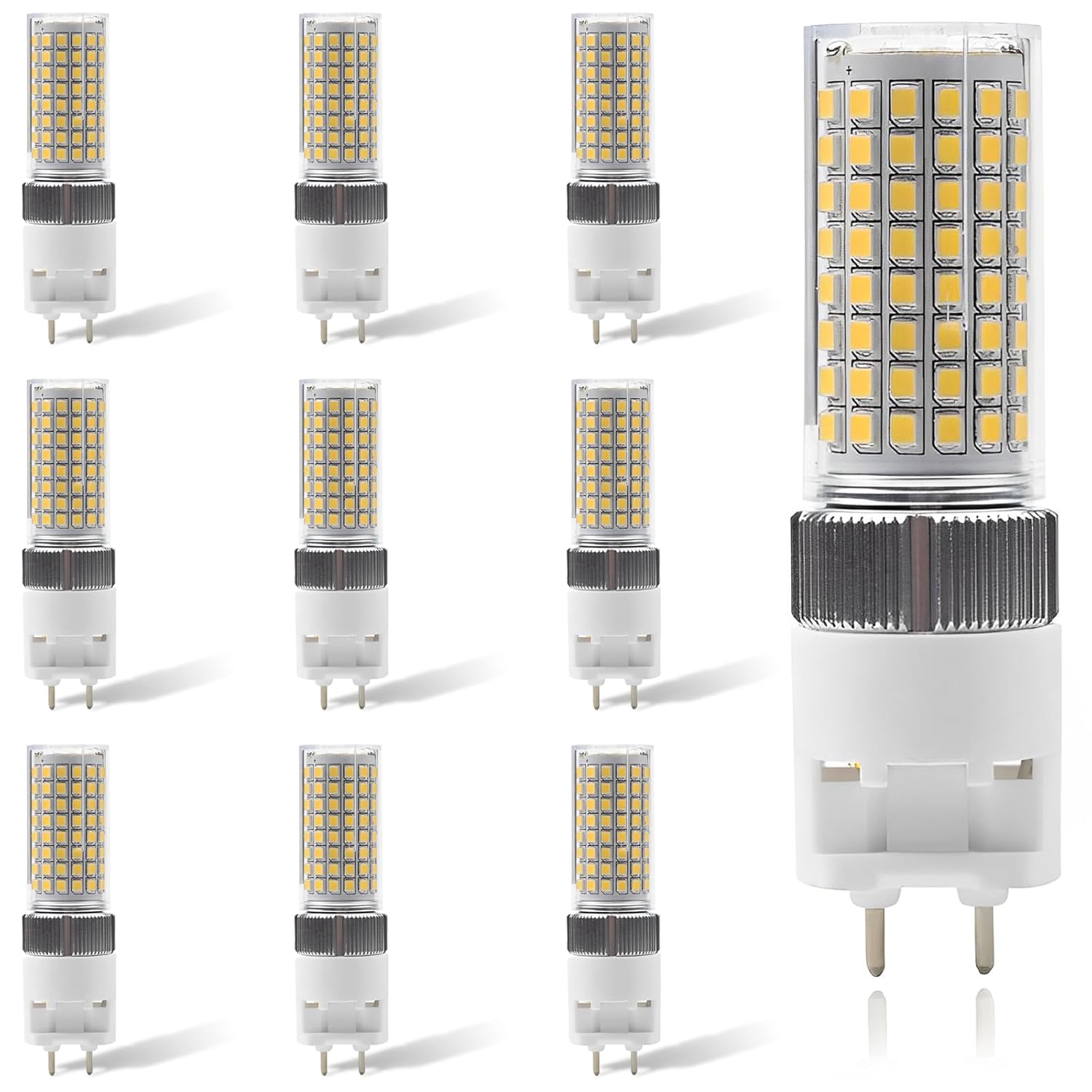RYTM Pack of 10 G12 LED Bulb 16 Watt 1600 Lumens Dimmable G12 Light Source G12 Bi-Pin Base