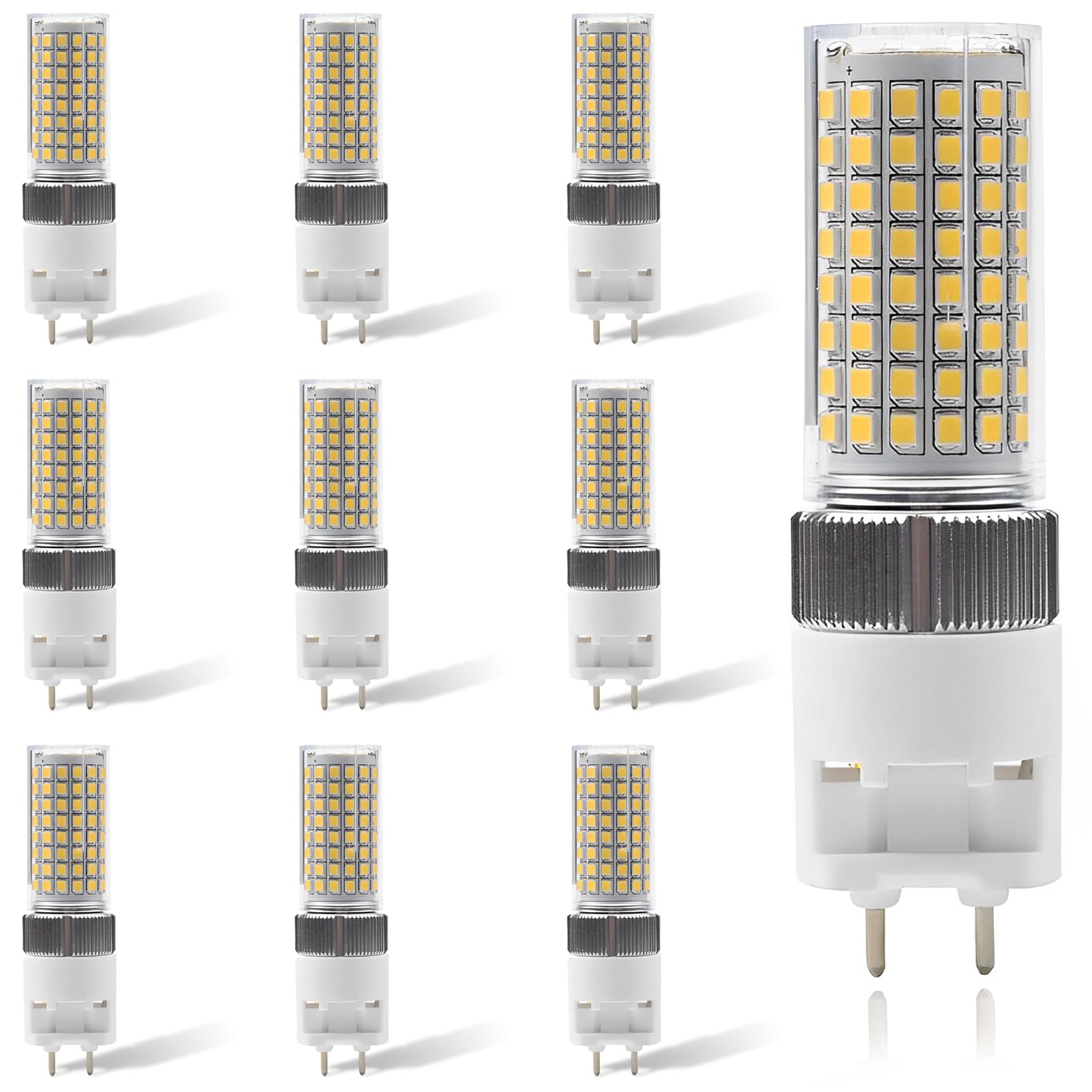 RYTM Pack of 10 G12 LED Bulb 16 Watt 1600 Lumens Dimmable G12 Light Source G12 Bi-Pin Base