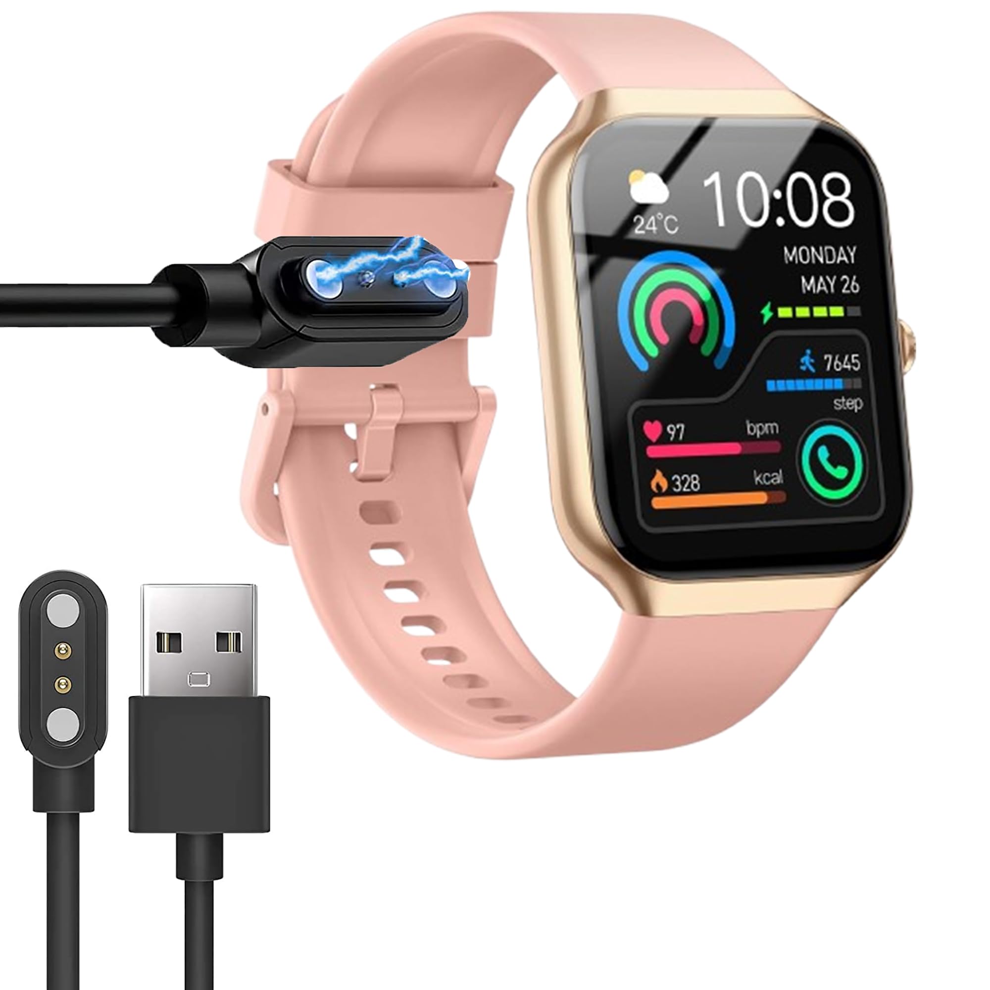 Lamshaw Caricatore magnetico compatibile con Honor Choice Watch 2i 1,85 pollici SmartWatch,Magnetico caricatore USB 3,3ft Compatibile con Honor Choice Watch 2i (Nero Lamshaw Caricatore magnetico compatibile con Honor Choice Watch 2i 1,85 pollici SmartWatch,Magnetico caricatore USB 3,3ft Compatibile con Honor Choice Watch 2i (Nero