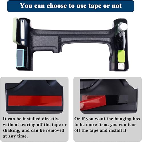 Miniatura 7 de Caja organizadora de consola central de 3 piezas compatible con Wrangler 2018-2024 y Gladiator 2020-2023, organizador de cambio de engranajes,