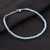 Vista 4 de Multi Gemstone Dainty Choker Bracelet