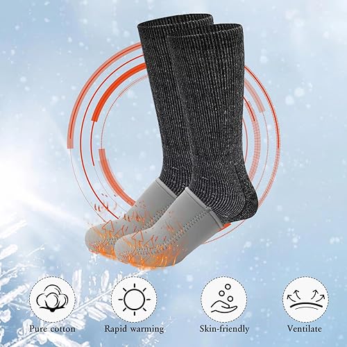 Miniatura 4 de LAIAMER 2 pares de fundas de neopreno para dedos de los pies para ciclismo, esquí, baño de hielo, calcetines reutilizables para los pies, para