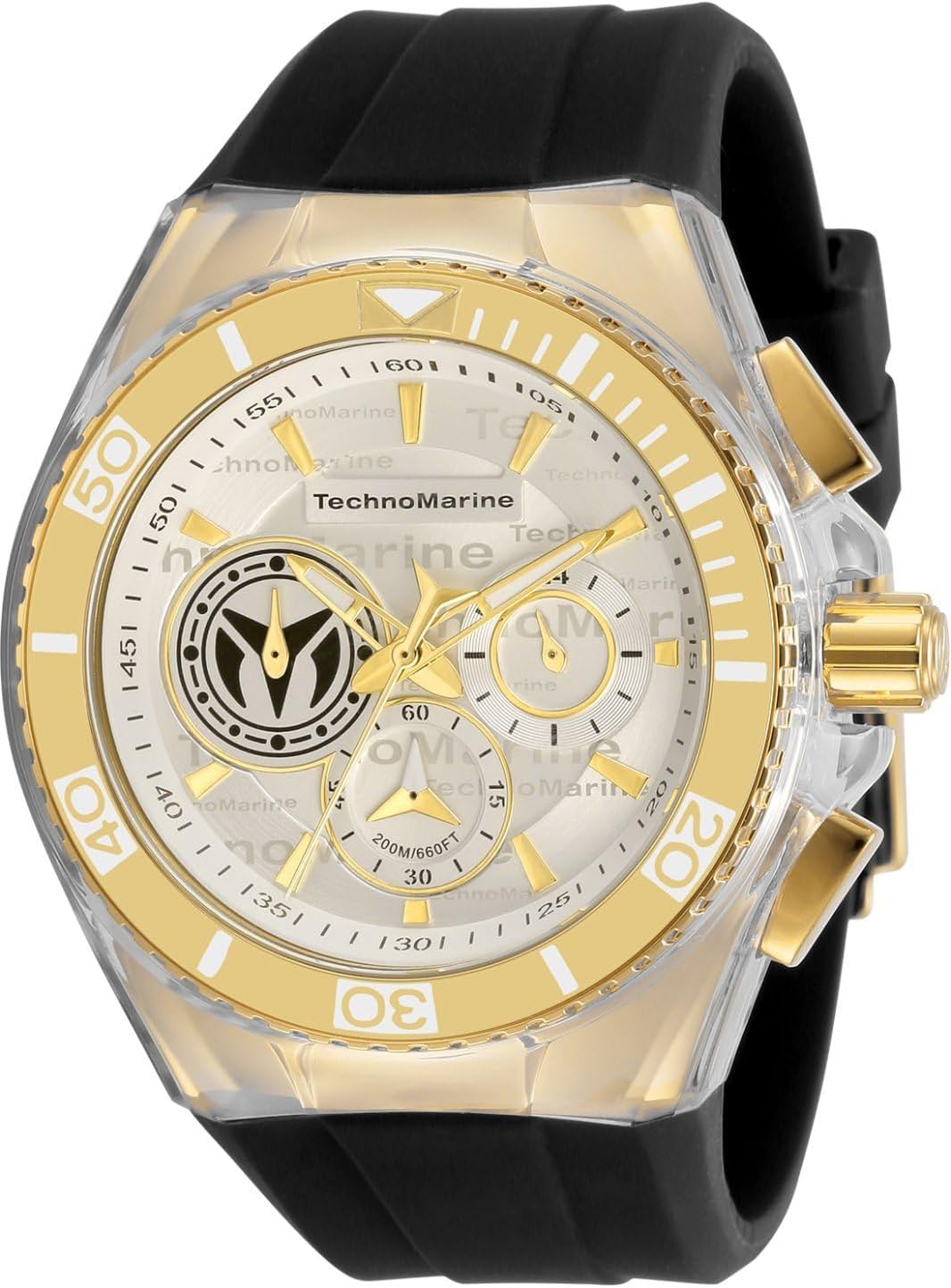 TechnoMarine Men's Cruise California Quartz Watch, Black, TM-118128