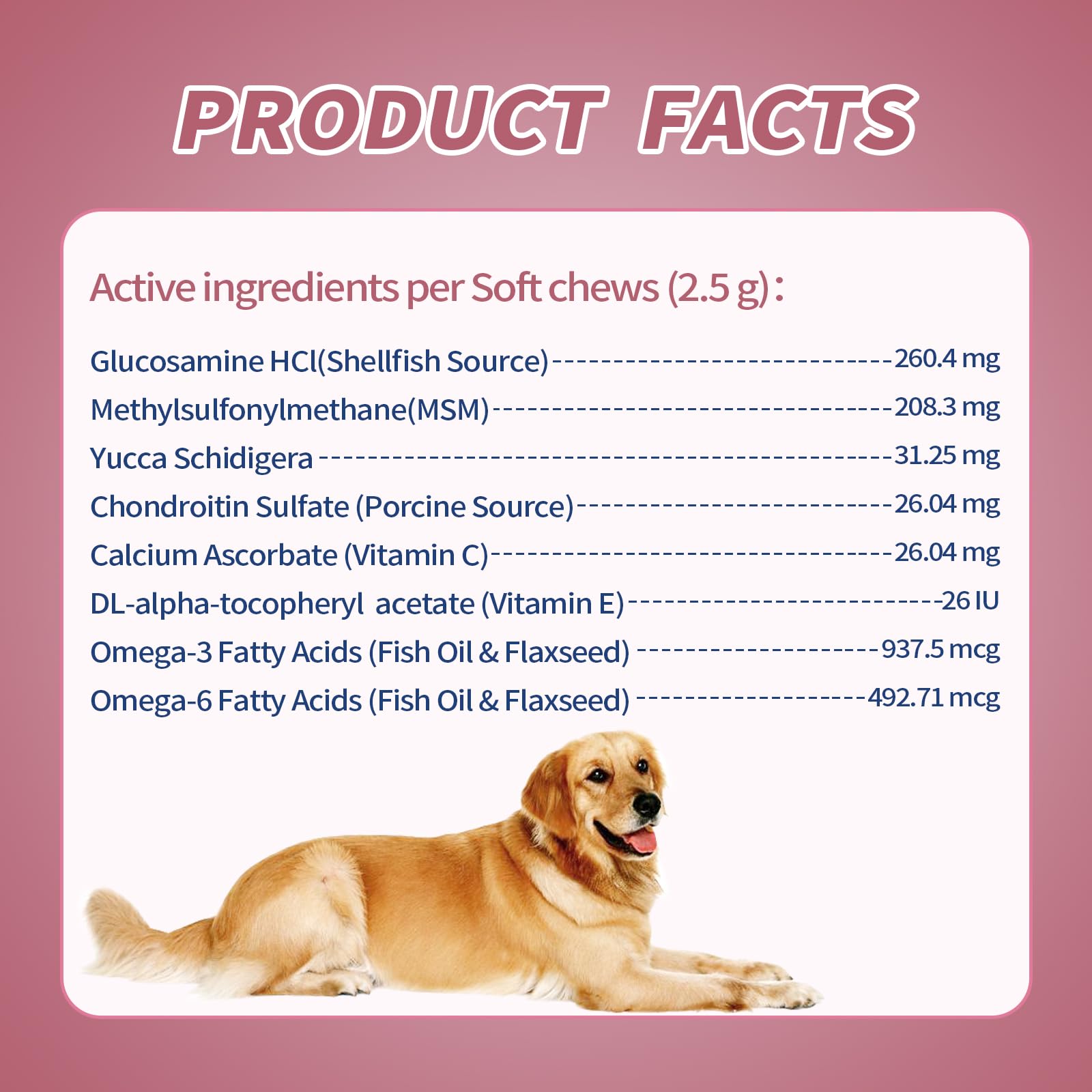 Senior Dog Hip & Joint Supplement – Chicken Flavor Soft Chews with Glucosamine, Chondroitin, MSM, Yucca & Dual Omega 3-6 – Daily Multivitamin for Mobility & Vitality – ZOAPETAL - image 7