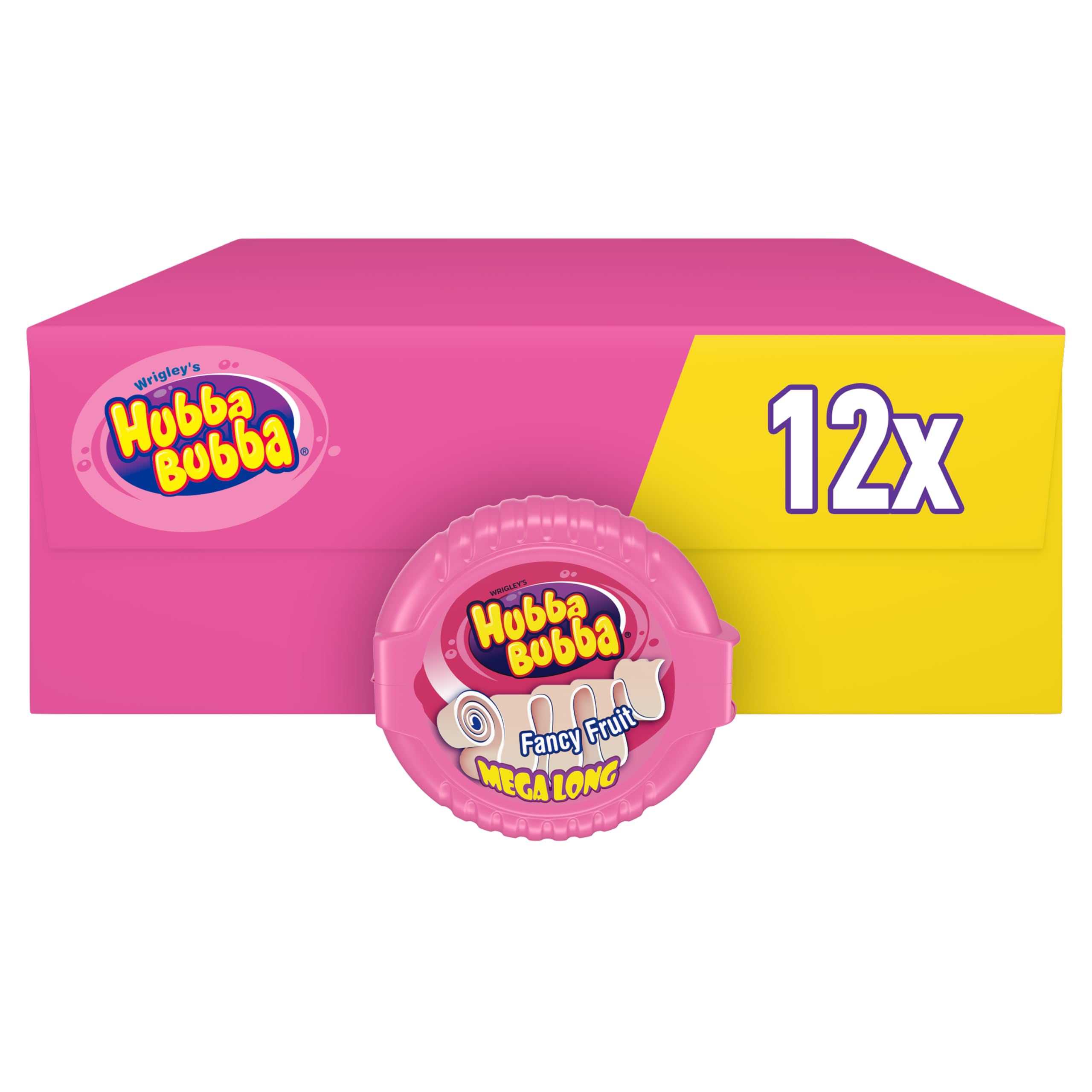 Hubba Bubba chicle de frutas en cinta Pack 12u. x 180cm. en oferta en Amazon