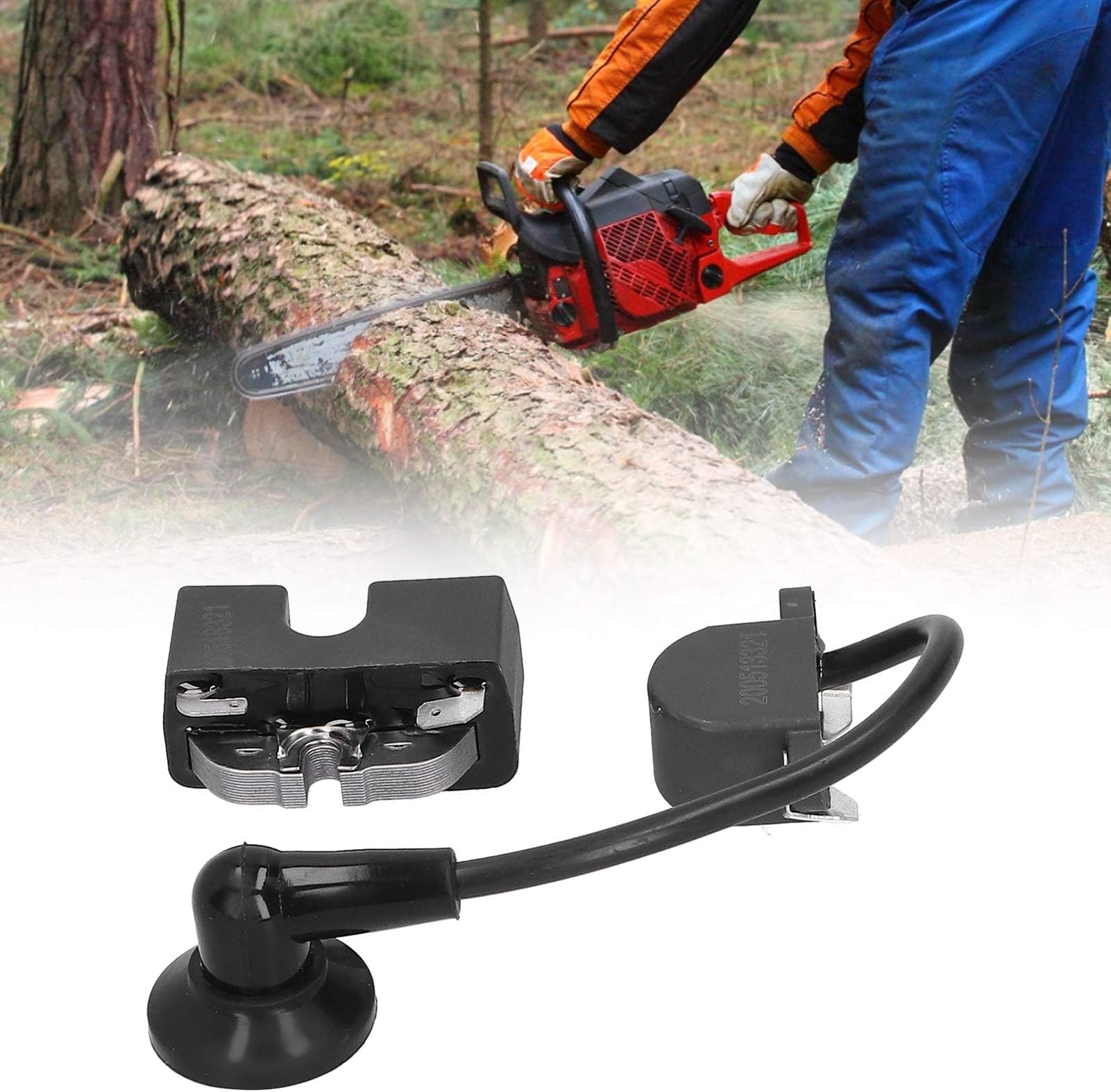 Ignition Coil Set, High‑quality Ignition Coil, Durable Ignition Coil for, for 288XP 288 EPA Wear‑resistant Easy to Use Chainsaw
