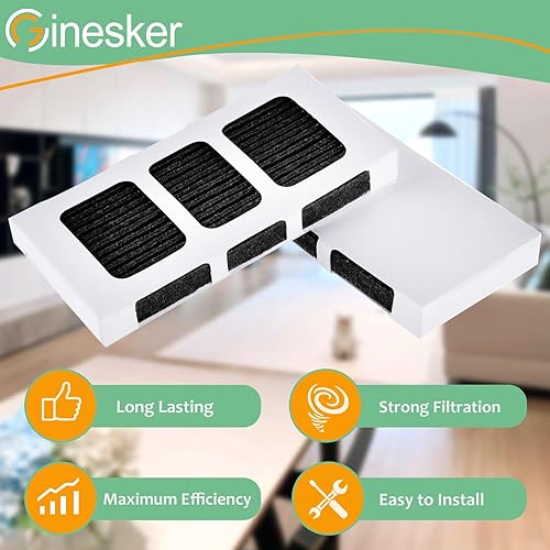 Miniatura 4 de Paquete de 4 filtros de aire de repuesto para Frigidaire Paultra2, Pure Air Ultra II, Pureair Ultra 2 y Electrolux 242047805, 5303918847, EAP12364179