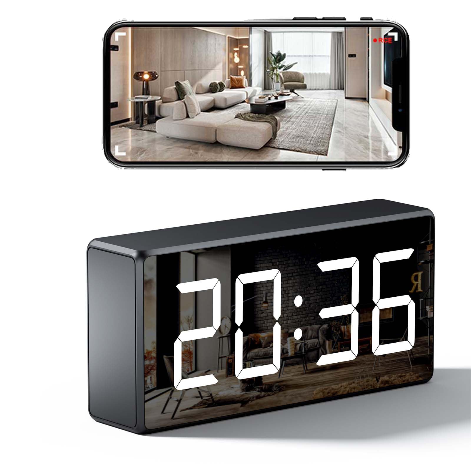 Clock Camera - Security Camera - Indoor Full HD Mini 1080P WiFi Wireless Motion Detection Night Vision Real Time Watch Live Video Nanny Cam - View #13