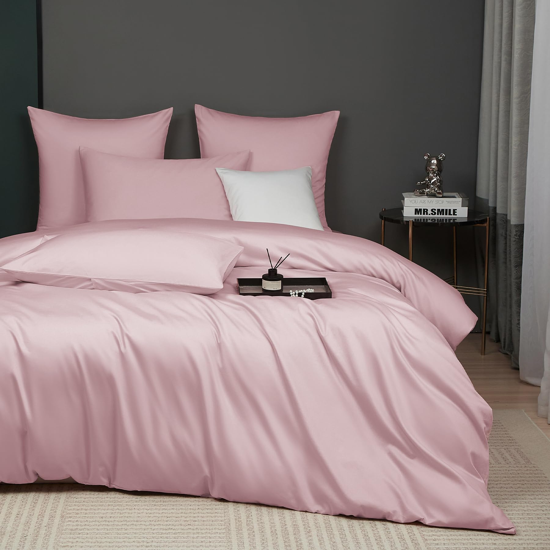 Parure de lit coton 135x200 cm pour une chambre cosy et douce