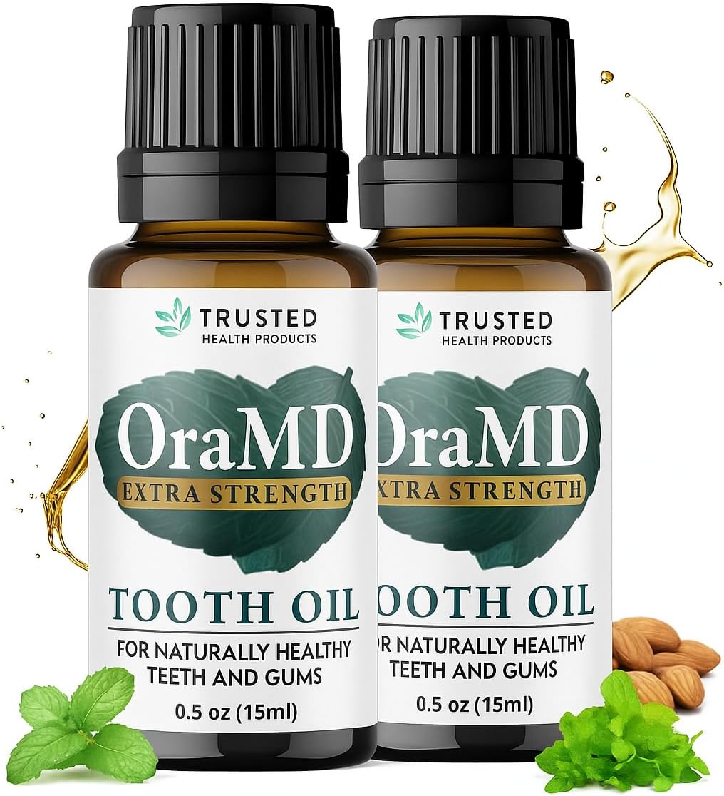 OraMD Extra Strength Peppermint Oil – Oral Care, Tooth Cleaning Agent, Adult