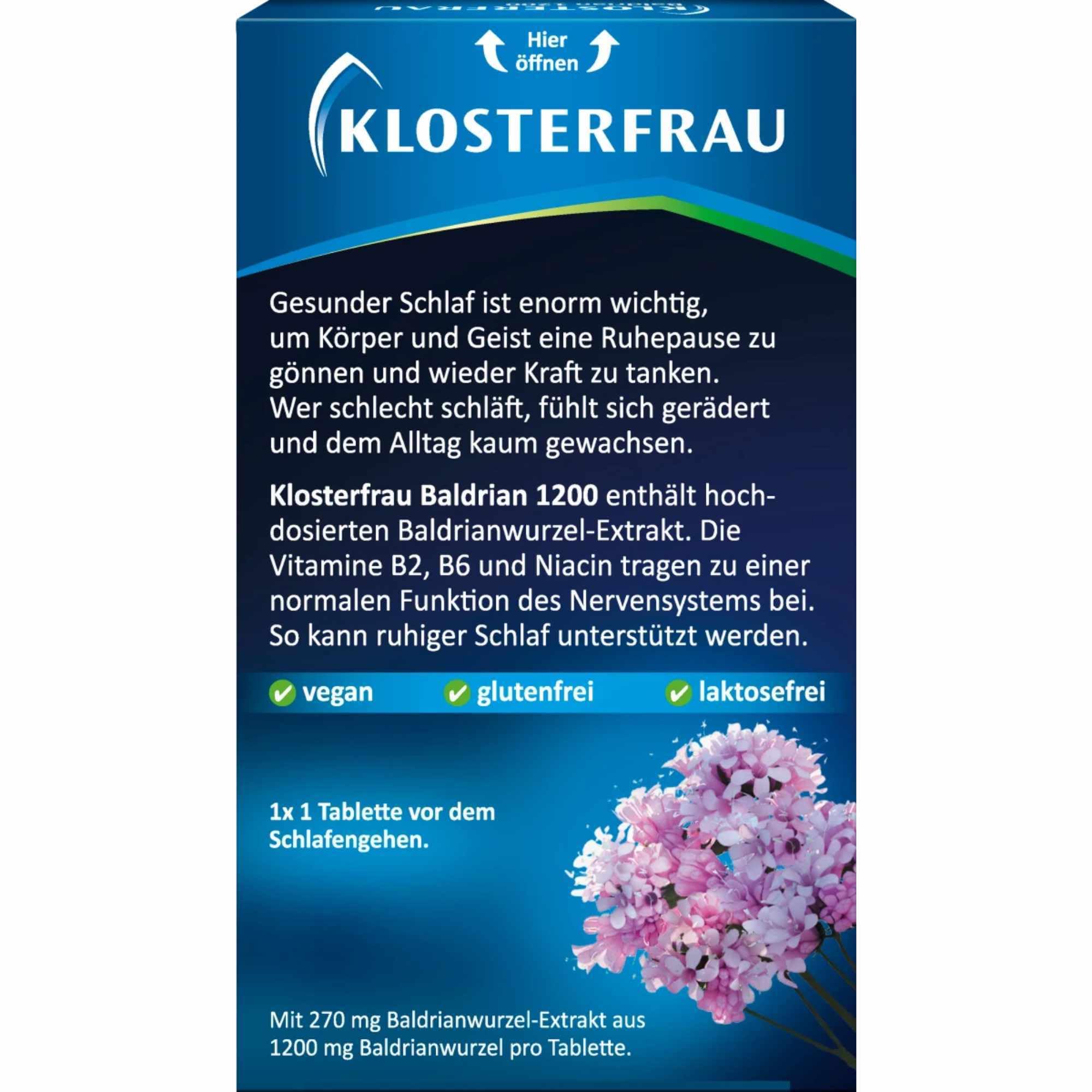 usy Lot de 6 paquets de 30 dragées pour femme monastique Valériane 1200 + bloc usy