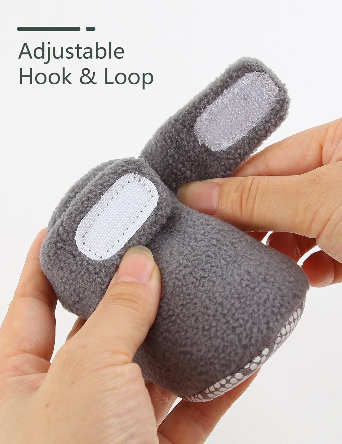 Baby Booties Fleece Unisex Cozy Soft Warm Non-Slip Shoes First Walkers Newborn to 18 Months Winter Autumn - Image 5