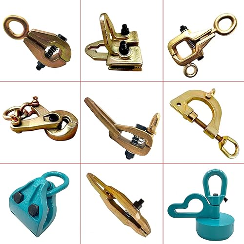 Miniatura 7 de Pinza de tracción autoajustable para carrocería, kit de herramientas de reparación de carrocería, pinza de 5T de una vía grande, agarre de marco de