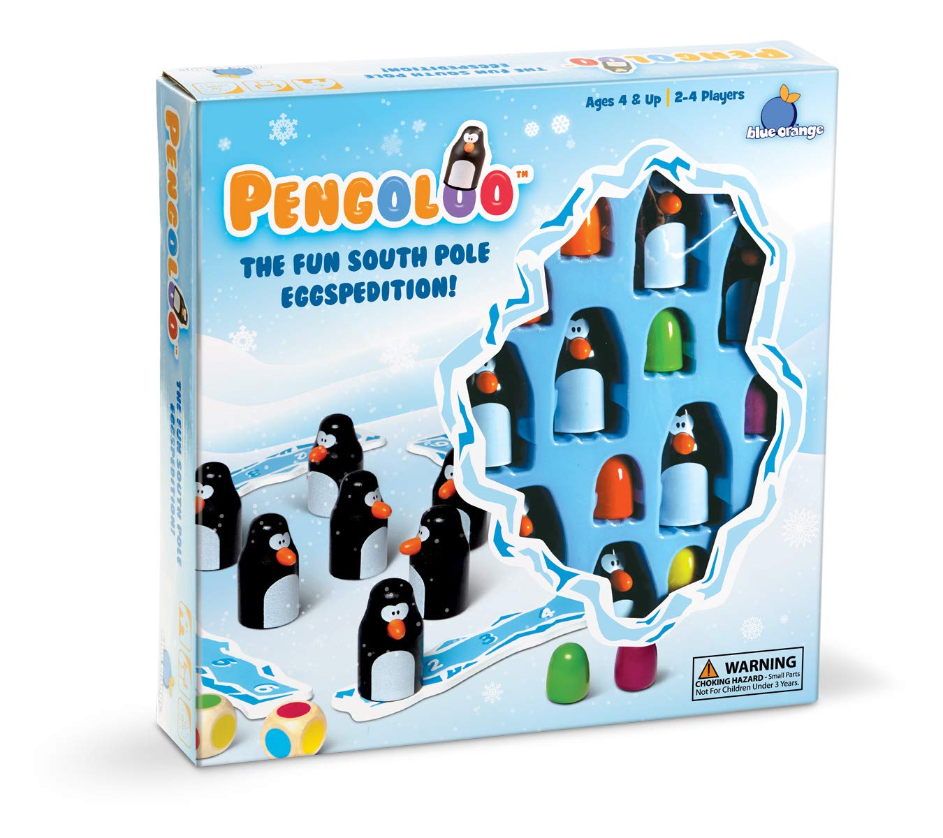Pengoloo by Blue Orange Games, Award Winning Skill Building Memory Color Recognition Game for Kids, Plastic Version