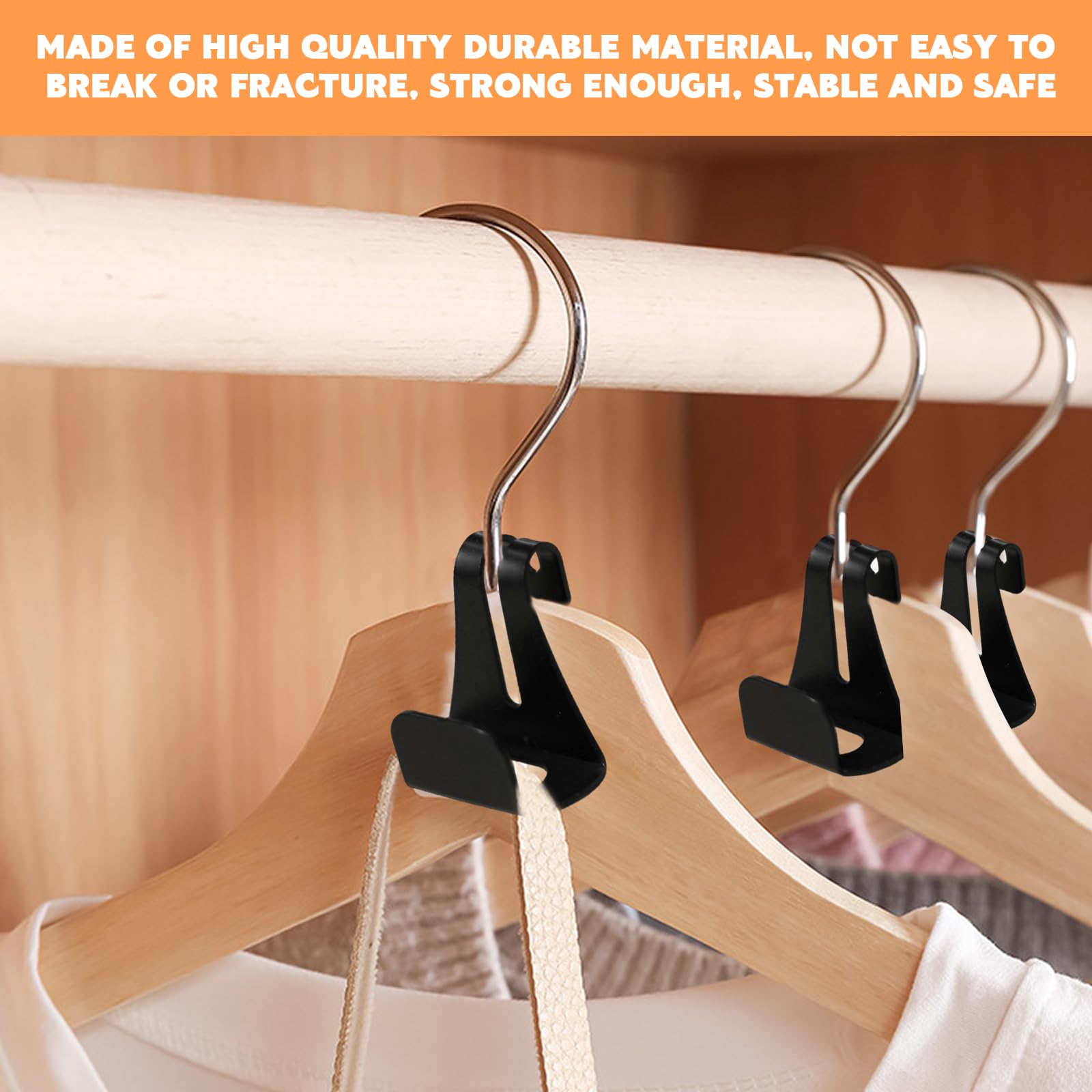 YMYNY Lot De 50 Crochets De Connexion Pour Cintres,cintre