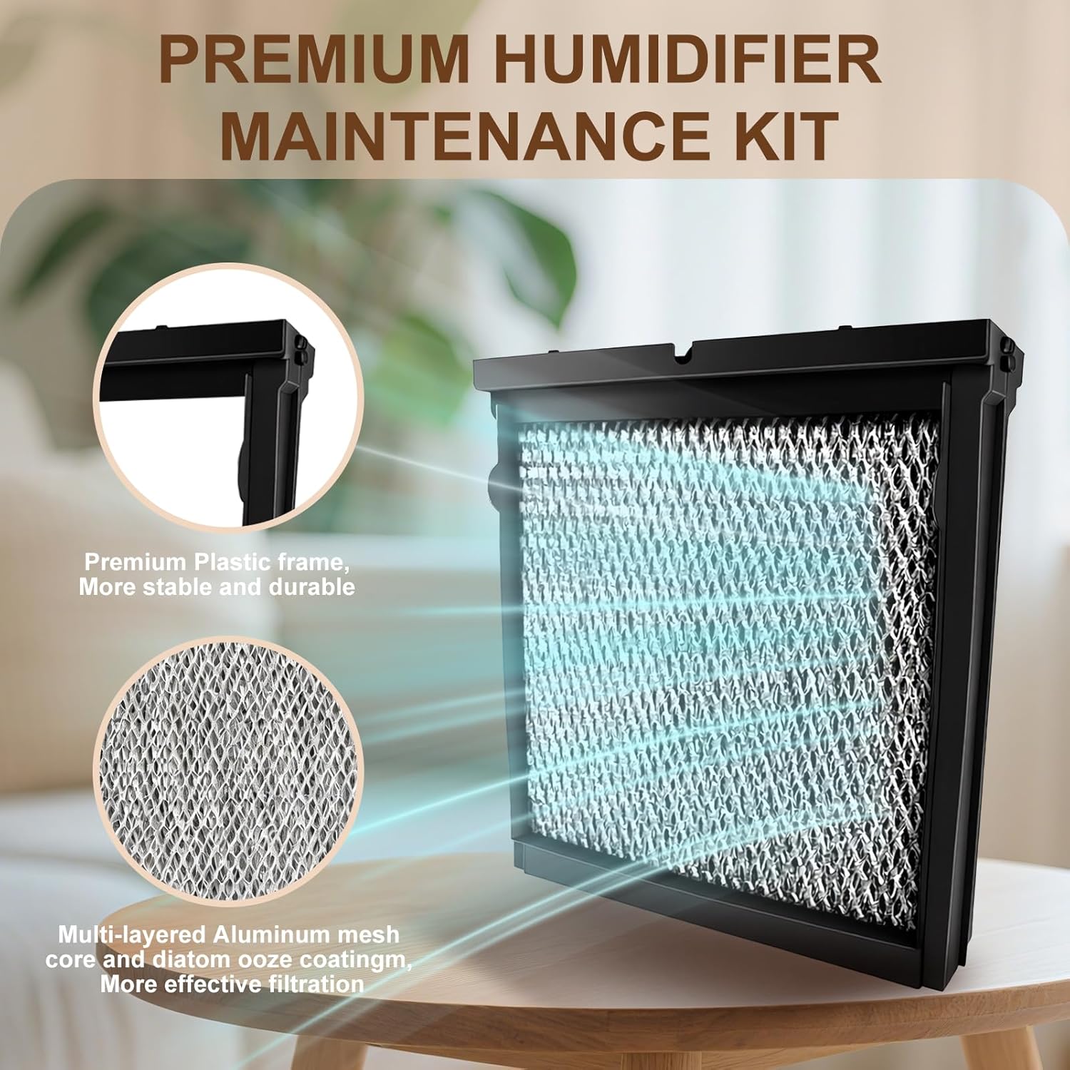 SHAWLBERA 4792 Humidifier Maintenance Kit with Water Panel Model No. 10 Humidifier Replacement Filter,Compatible with Humidifier 500, 500A, 500M Whole-House Humidifier Filter.