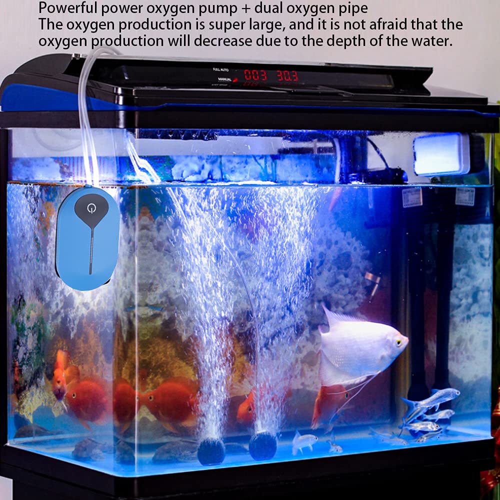 Aeratore solare portatile per laghetto e acquario, pompa ad aria impermeabile, aeratore per piscina all'aperto, con tubo di ossigeno e pietra a bolle d'aria incorporata, batteria ad alta