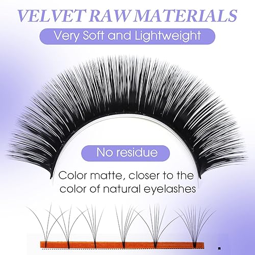 Miniatura 3 de Wendy Lashes - Extensiones de pestañas de volumen 0.03, rizo CD, mixtas de 14-20mm - Pestañas Easy Fan de despliegue rápido 3D, 4D, 6D, 10D, 20D