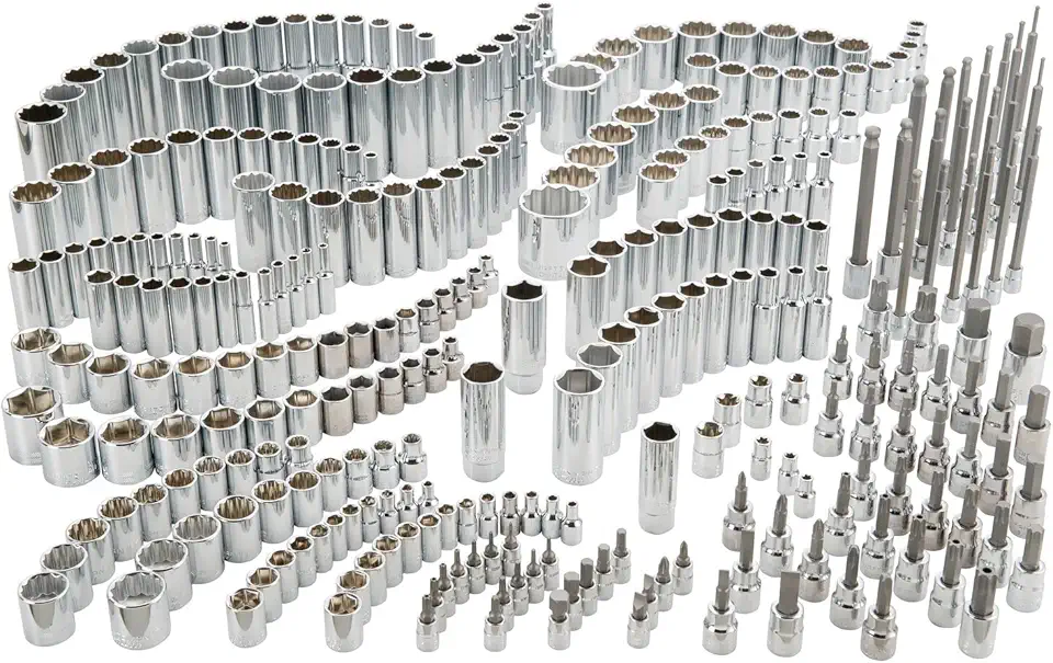 CRAFTSMAN 299-Piece Socket Set, Includes Deep, Shallow Sockets, Hex, Torx, Slotted, Phillips Bits