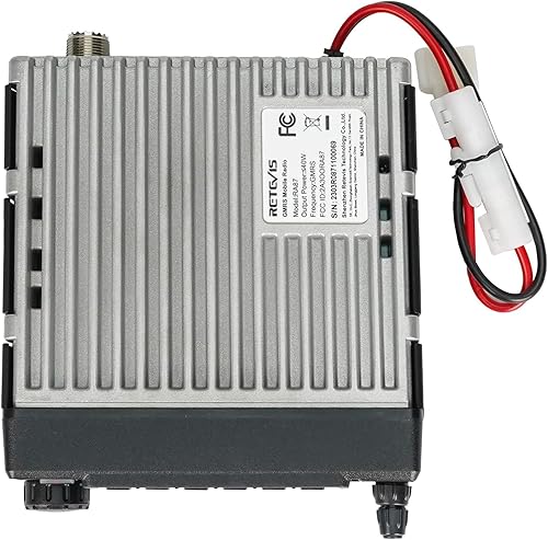 Miniatura 17 de Retevis RA87 GMRS Radio móvil, estación base de transceptor móvil de 40 W con cable, 8 canales repetidores, Chirp, reloj dual, radio bidireccional