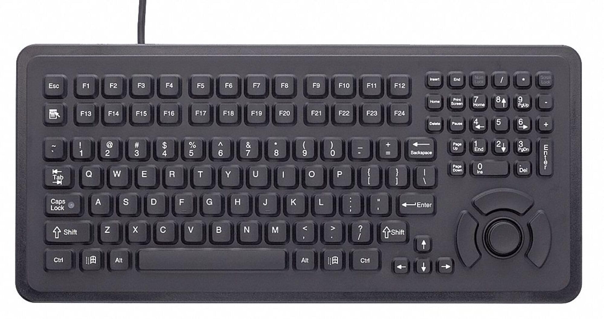 Panel Mount Keyboard with HulaPoint