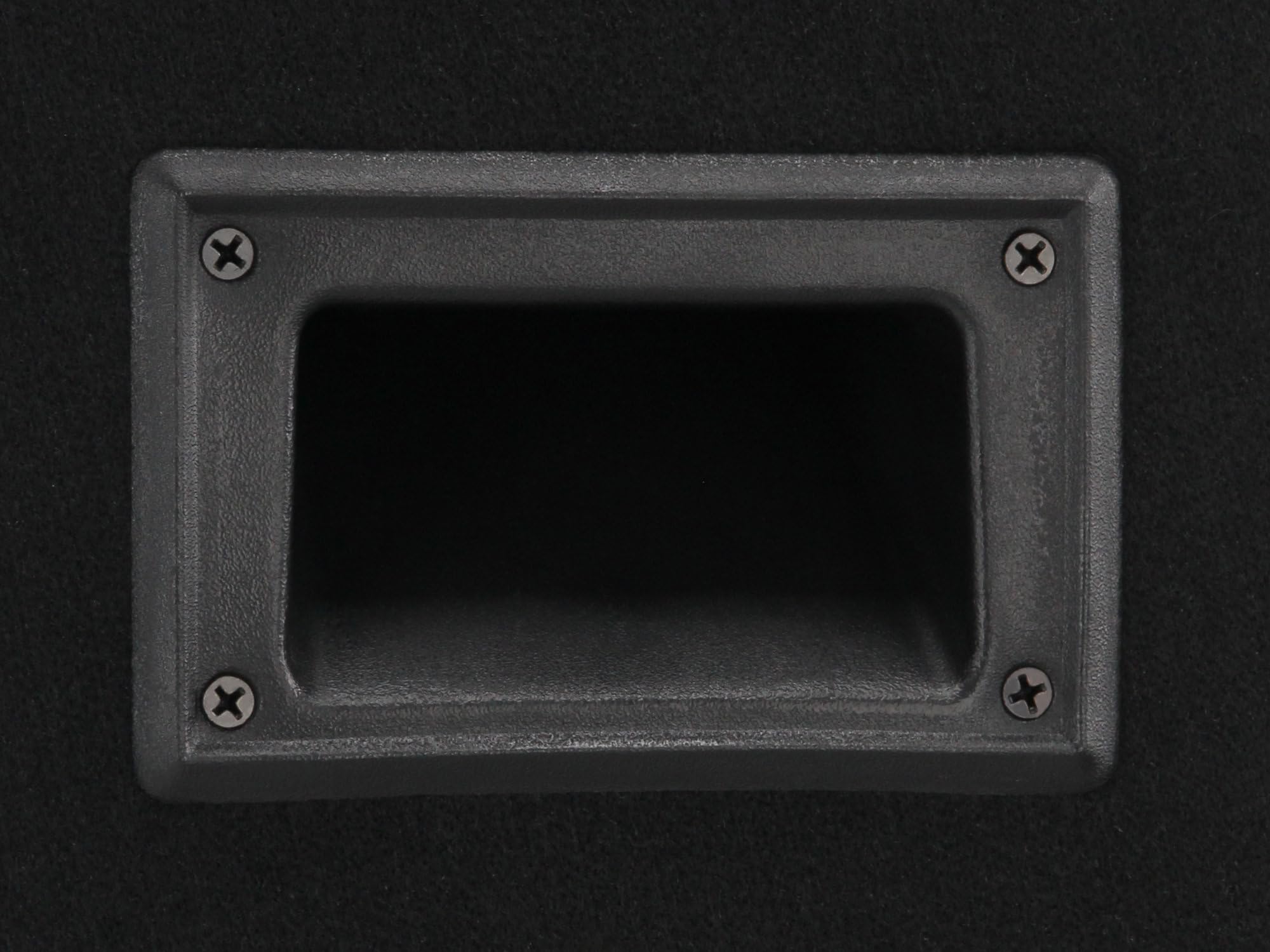 McGrey PA-112 12/2 Passive Box (DJ, PA, 2-Wege Lautspercher, Trapezform, 75/150/300 Watt (RMS/Musikleistung/Peak), 12" Speaker, 2" Piezo-Hochtöner, SPK- und 6,35 mm Klinkenanschlüsse) schwarz